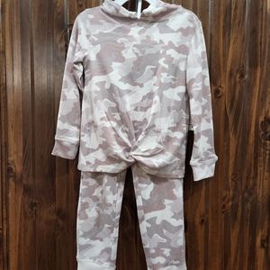 🆕️ 90 Degree by Reflex Hoody Set in Blush Multi Camo